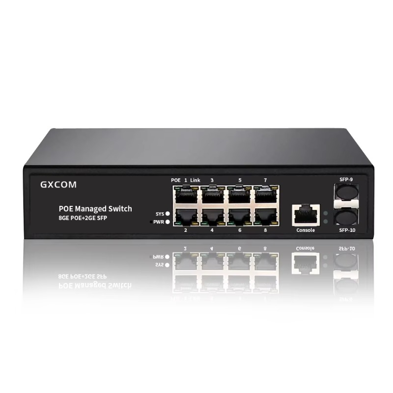 8-портовый гигабитный управляе – обзор и цена Managed Gigabit Poe Switch 8 Port 802.3At