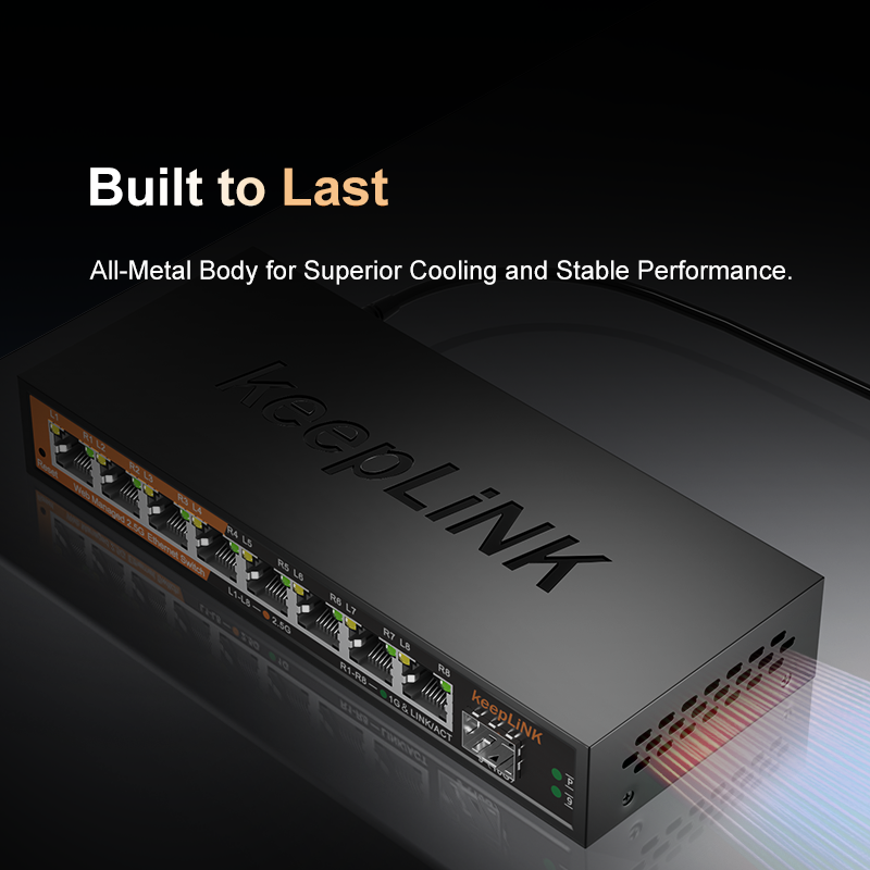 Управляемый коммутатор KeepLiN – обзор и цена Sfp+ 10G Managed Switch 8 Port