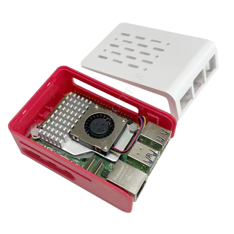 Красно-белый охлаждающий чехол – обзор и цена Raspberry Pi 5 8Gb