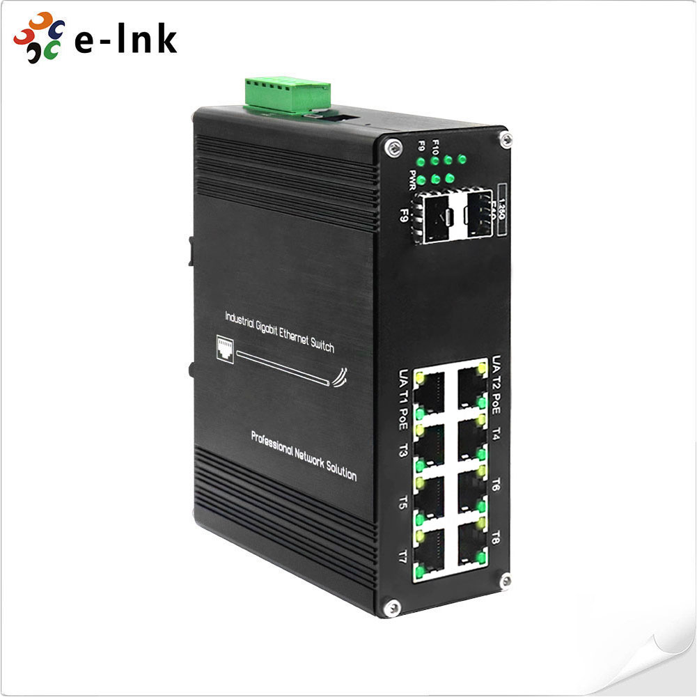 Промышленный управляемый 8-пор – обзор и цена Managed Gigabit Poe Switch 8 Port 802.3At
