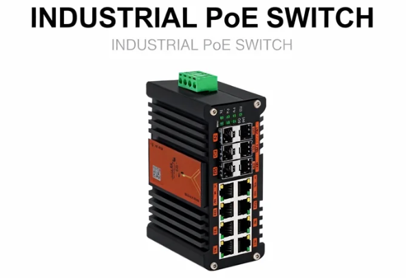 Промышленный управляемый комму – обзор и цена Managed Gigabit Poe Switch 8 Port 802.3At