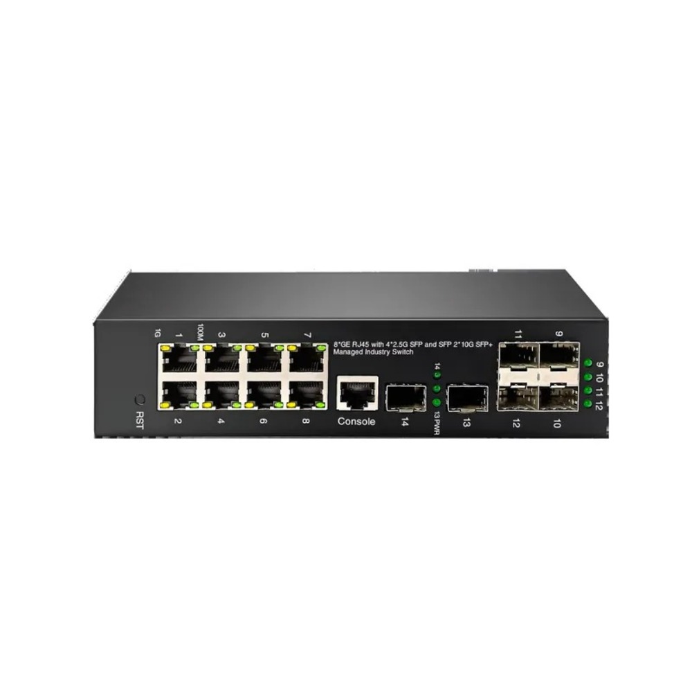 Промышленный управляемый PoE-к – обзор и цена Sfp+ 10G Managed Switch 8 Port